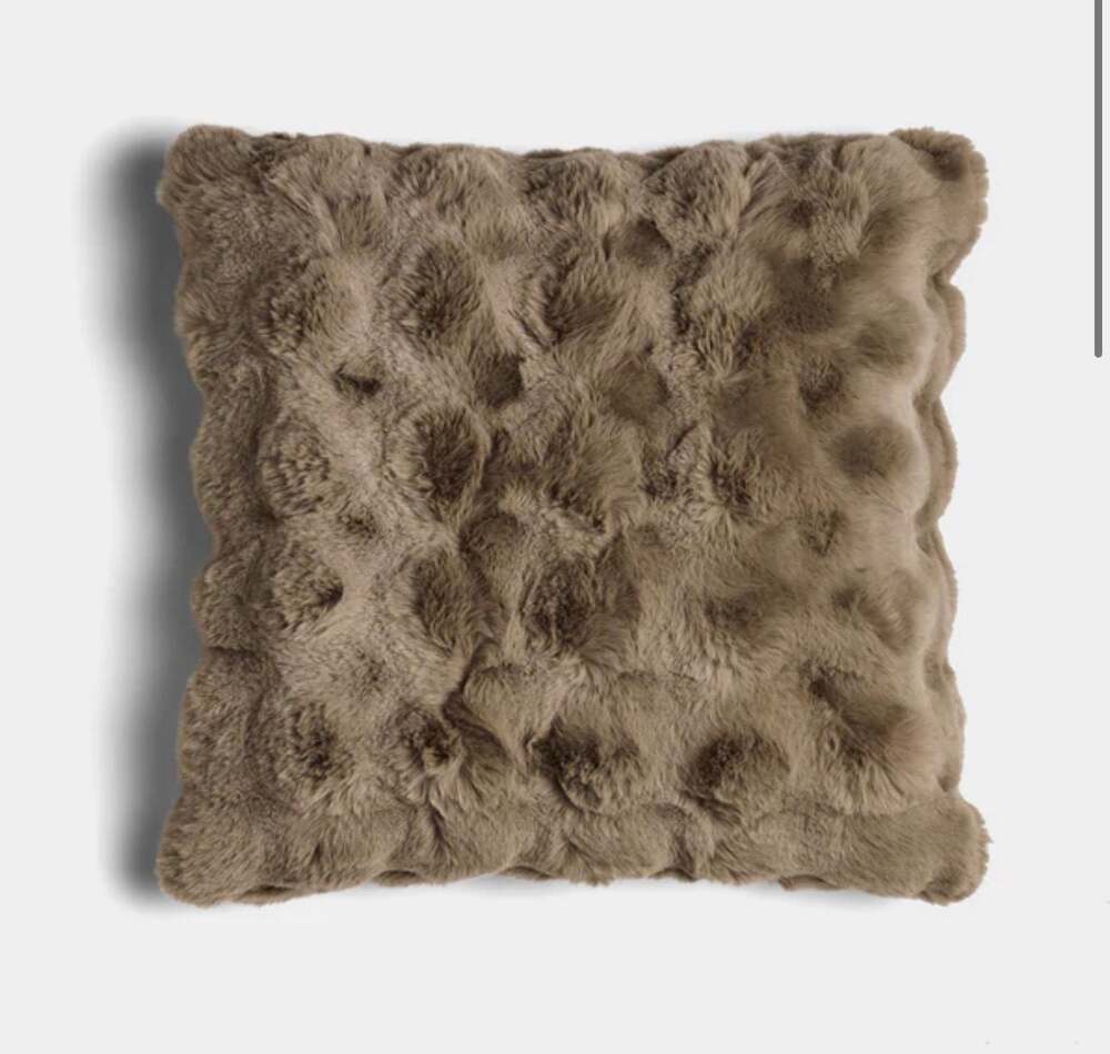 Cozy Earth Bubble Cuddle Pillow Walnut 24x24